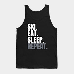 Eat Sleep Ski Repeat Tank Top